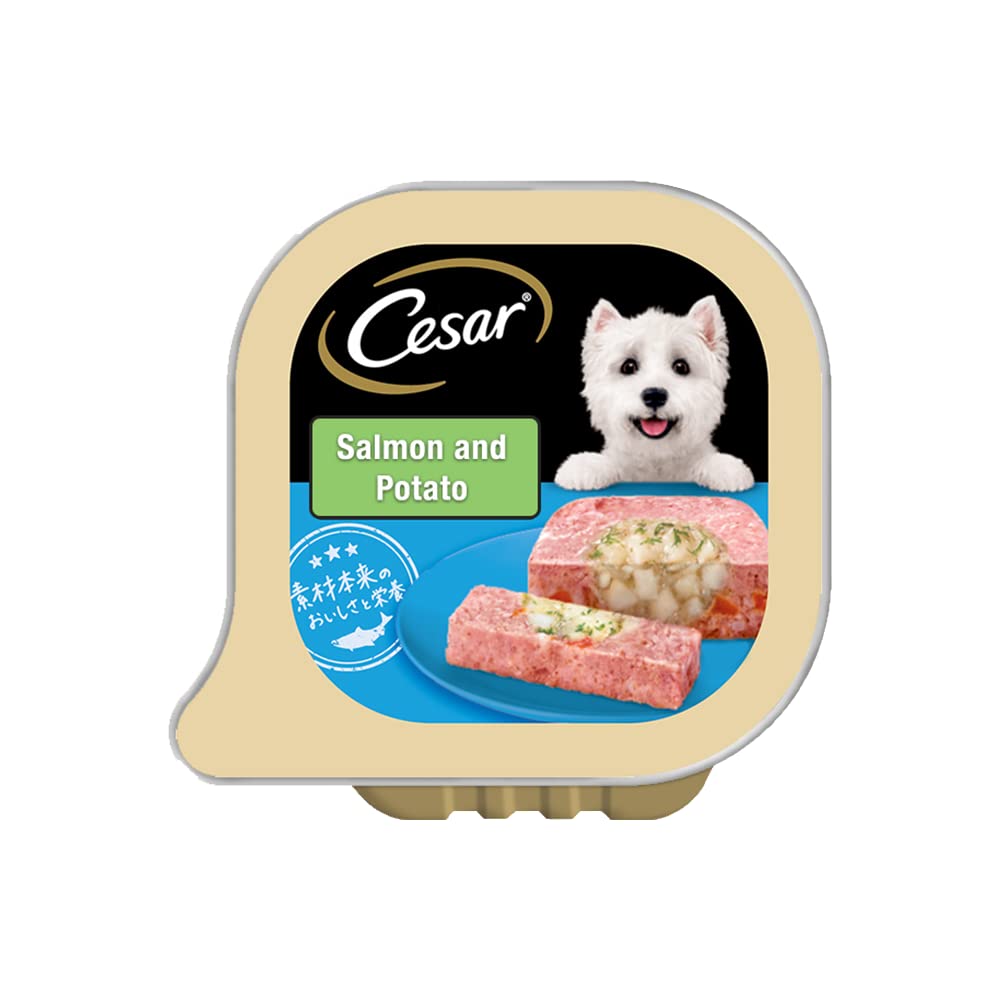 Cesar- Salmon Dog Wet Food Potato Tray