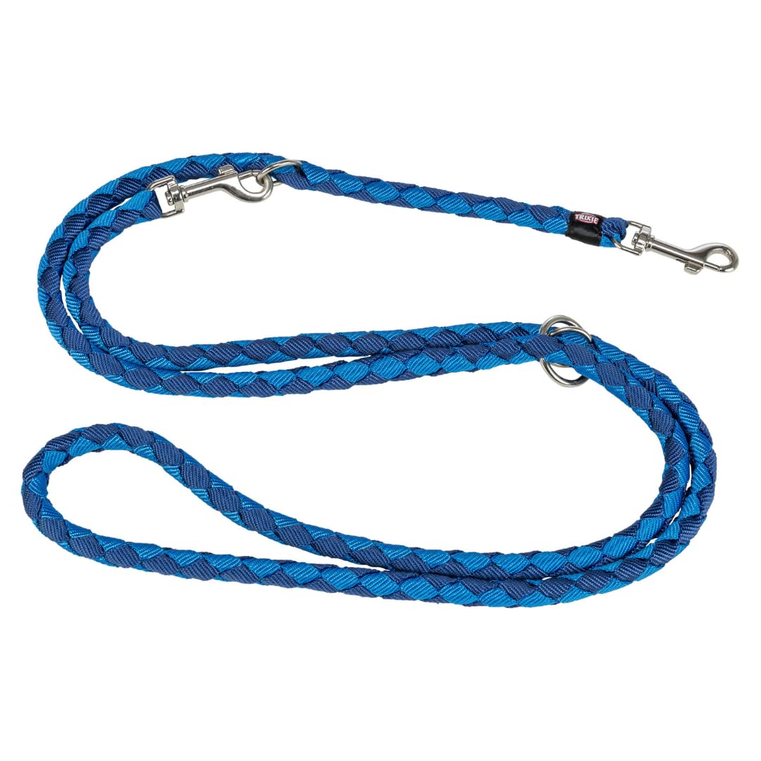 Trixie - Cavo Adjustable Leash for Dogs (Indigo/Royal Blue)