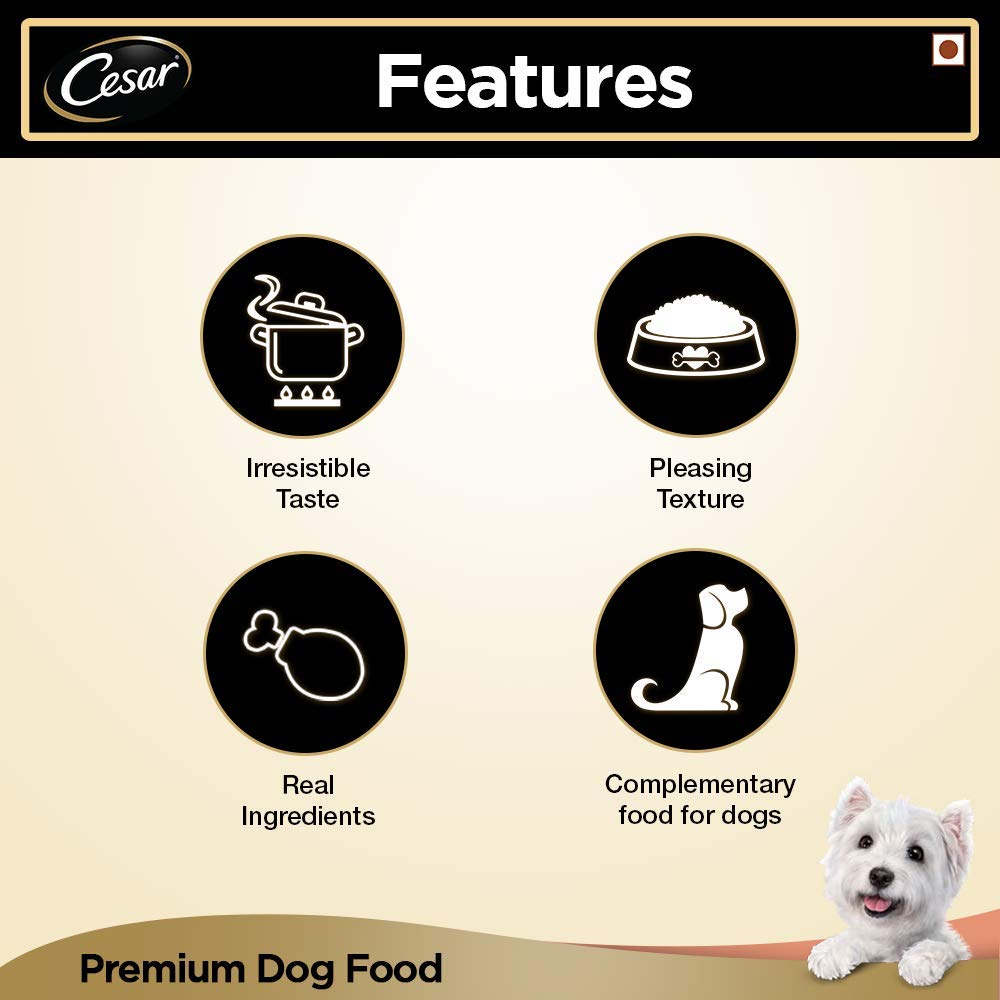 Cesar- Salmon Dog Wet Food Potato Tray