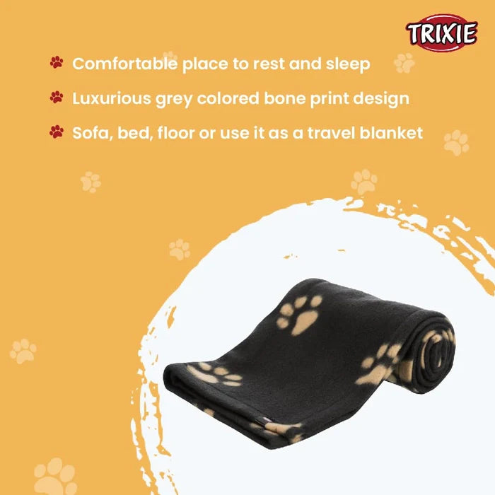 Trixie- Beany Fleece Blanket