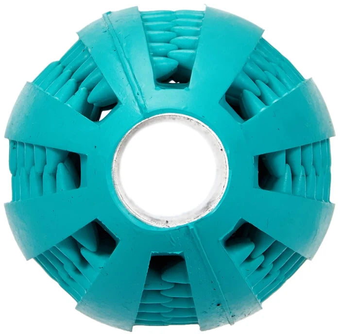 Trixie- Denta Fun Rugby Ball Mint Fresh Natural Rubber