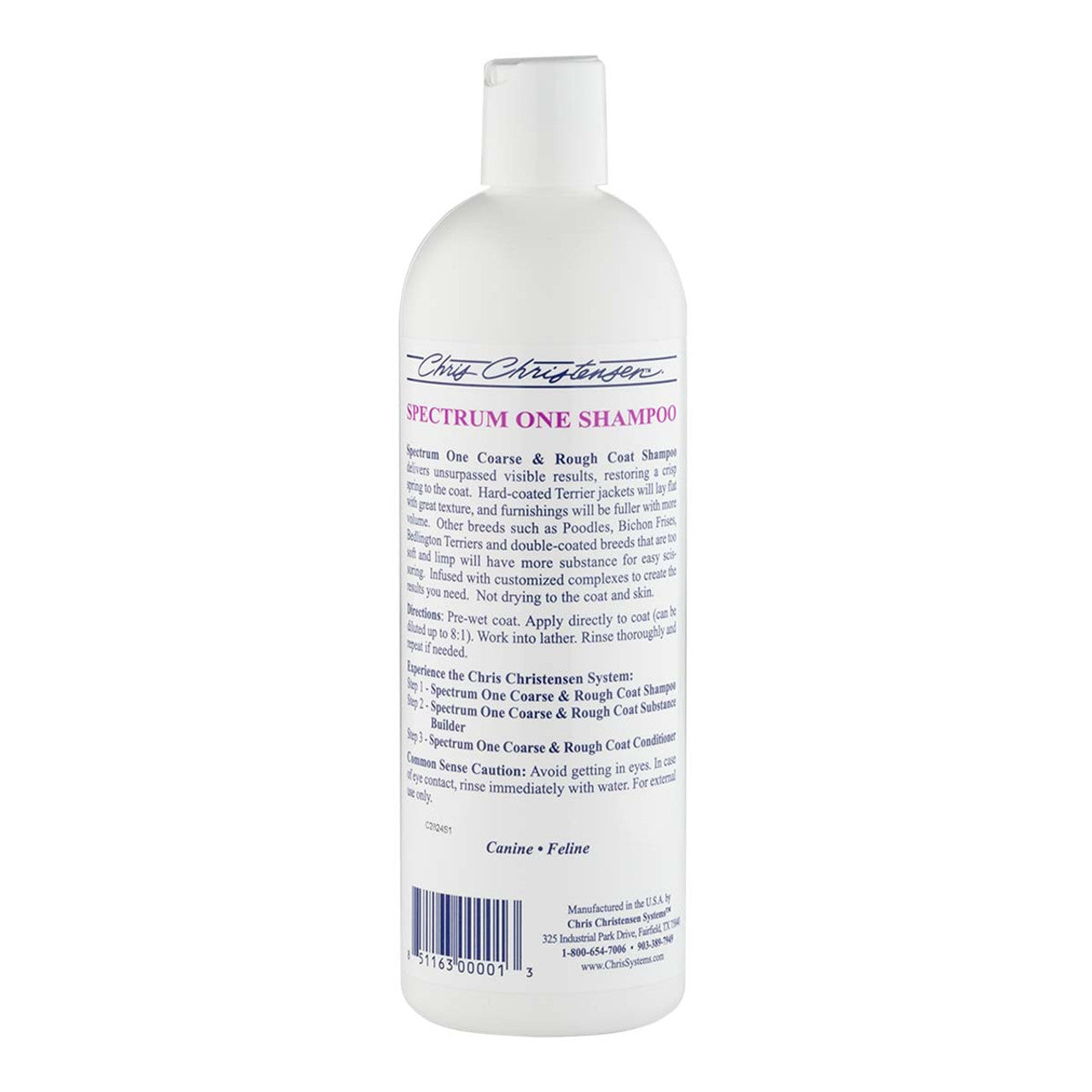 Chris Christensen- Spectrum One Course & Rough Coat Shampoo
