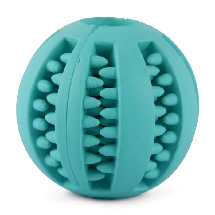 Trixie - Denta Fun Ball Mint Flavour Natural Rubber Toy for Medium Chewers
