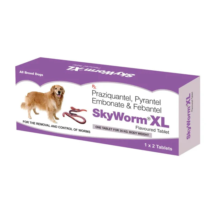 Skyec- Skyworm XL Dog Deworming Tablet