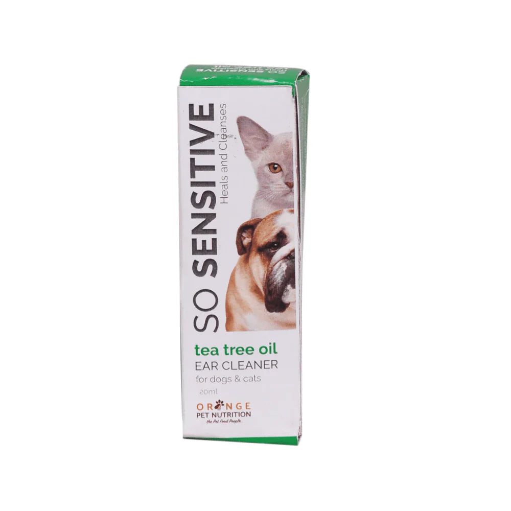 BI Grooming& Feed Supplement- So Sensitive Tea Tree Oil Ear Cleaner for Dogs and Cats