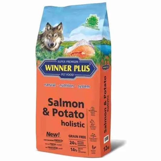 Winner Plus - Salmon & Potato Holistic Dry Food for Dogs