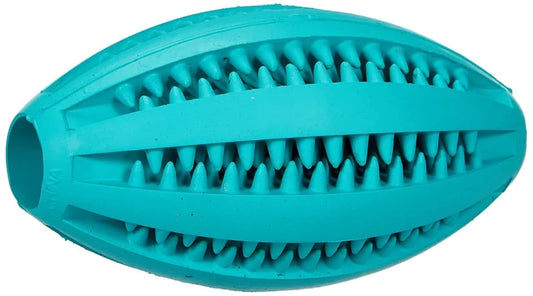 Trixie- Denta Fun Rugby Ball Mint Fresh Natural Rubber