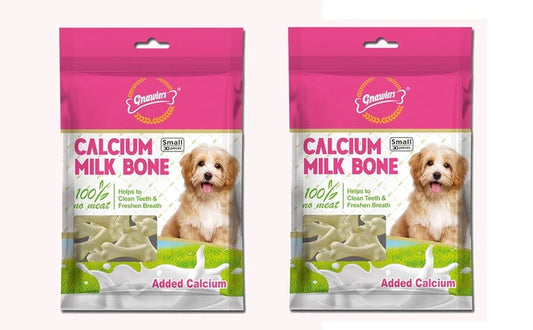 Gnawlers- Calcium Milk Bone Dog Treats Pack of 2