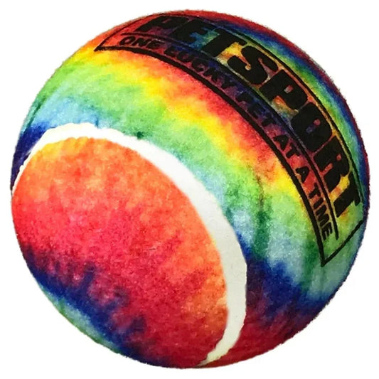 Petsport - Tie Dye Squeak Ball for Dogs