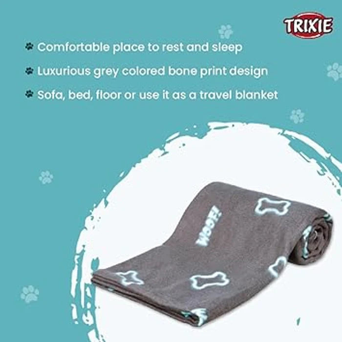 Trixie - Barney Fleece Pet Blankets Taupe