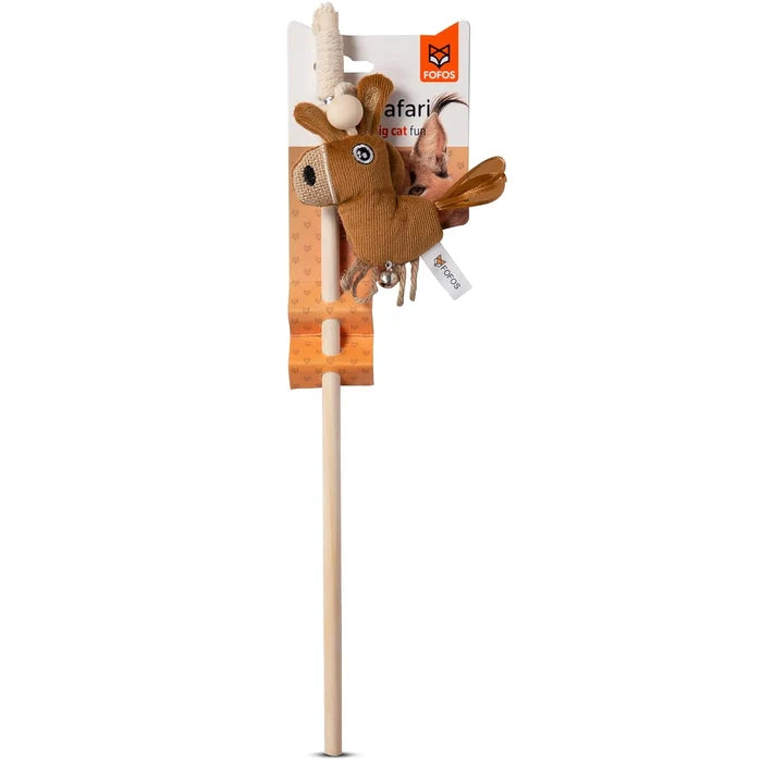 Fofos-BarkButler Interactive Cat Wand Toy