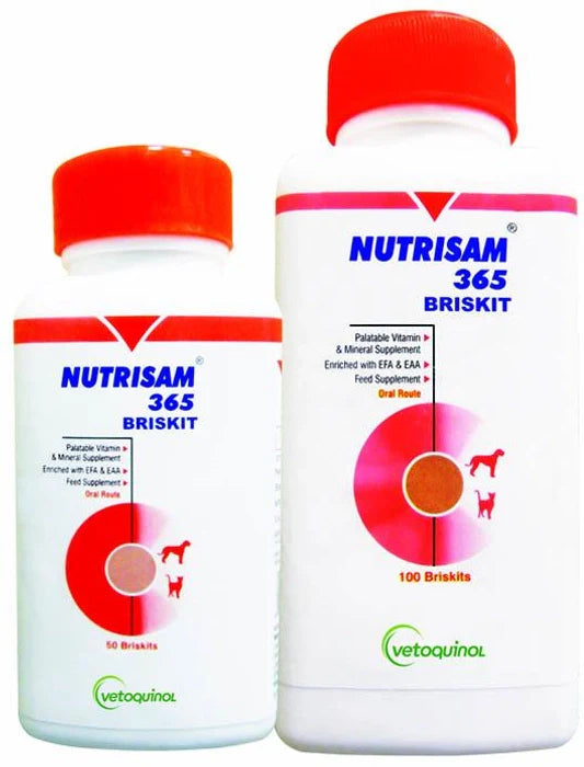 Vetoquinol -  Nutrisam 365 Briskits 50