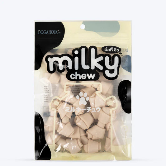 Dogaholic -Milky Chew Bone Style Treat for Dogs