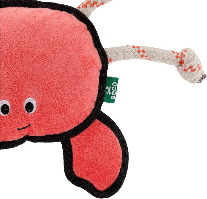 Beco- Crab Dual Material Dog Toy