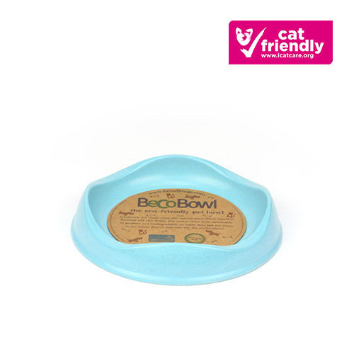 Beco - Bamboo Cat Bowl-Blue Standard