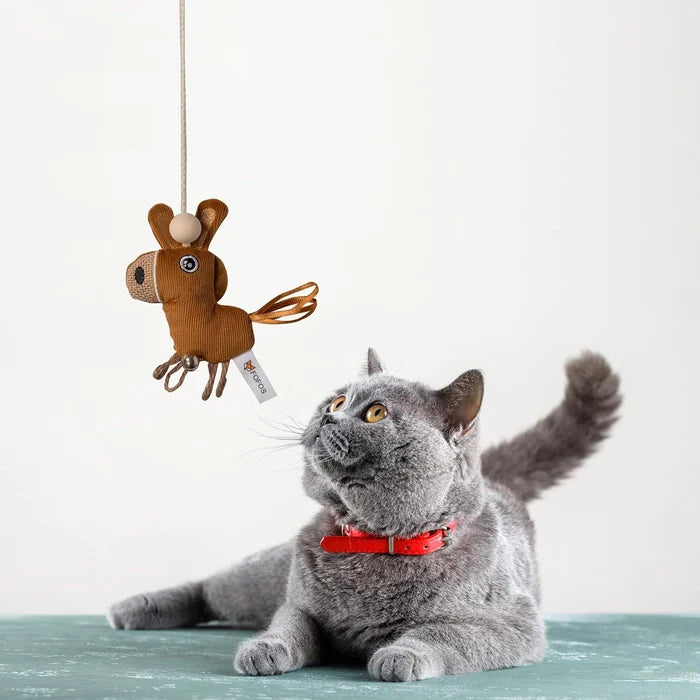 Fofos-BarkButler Interactive Cat Wand Toy
