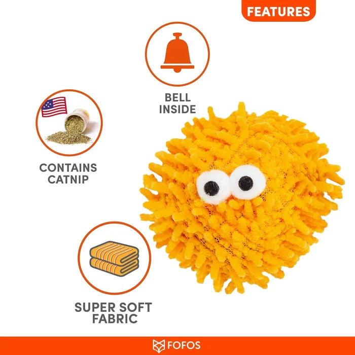 Fofos-BarkButler Ball Cat Toy