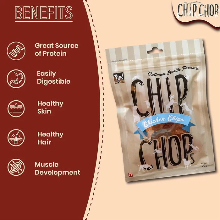 Chip Chops- Chicken Chips Coins Treat for Dog