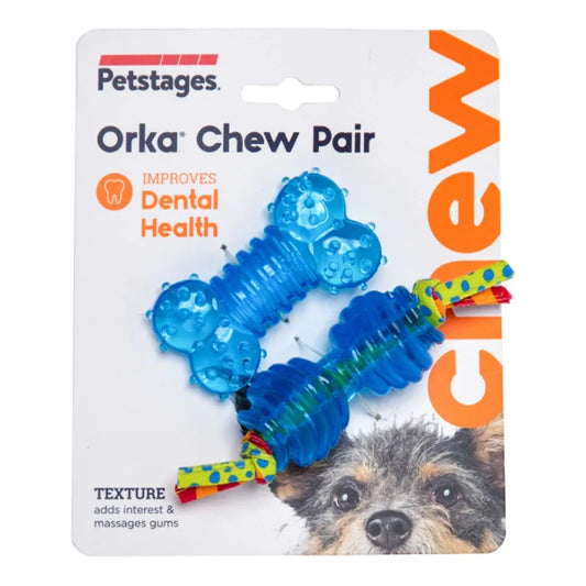 Petstages - Orka Petite Pair Chew Pine Cone 9Cm And Bone