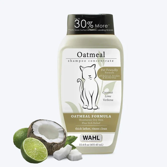 Wahl- Oatmeal Cat Shampoo Concentrate Coconut Lime Verbena