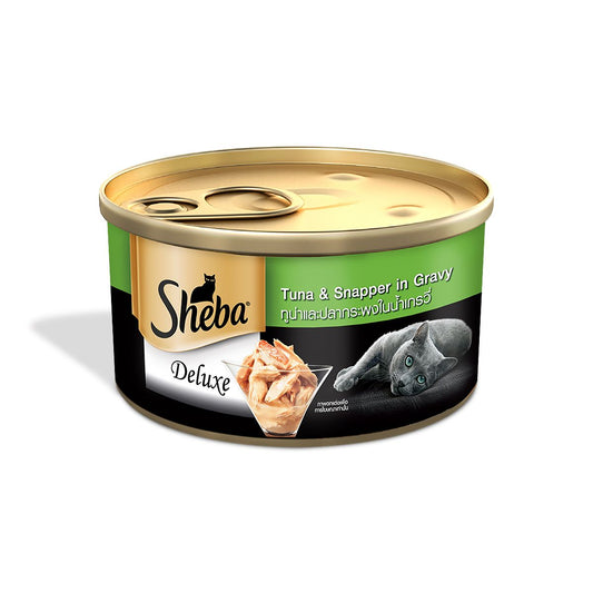Sheba- Deluxe Tuna Gravy Premium Canned Wet Cat Food